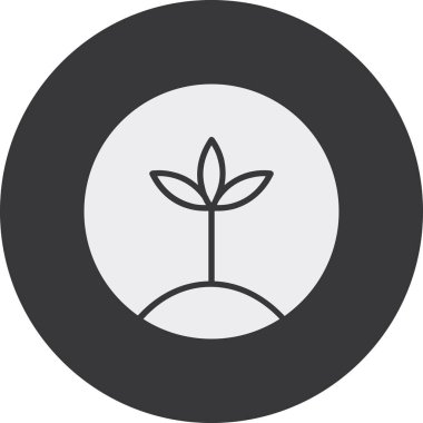 çiçek simgesi vektör illüstrasyonu.