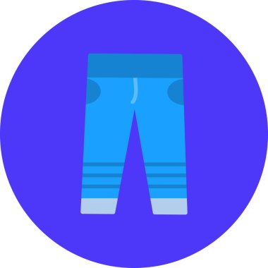 Pantolon. Web simgesi basit illüstrasyon