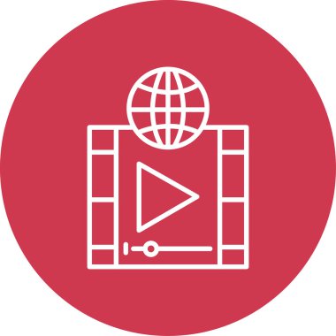 vektör lcd simgesi illüstrasyonu