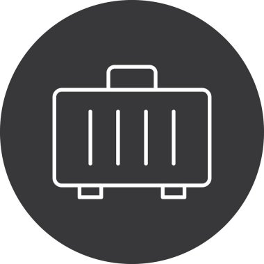 Yük vektör simgesi. biçim düz yuvarlak sembol, gri renk, yuvarlak açılar, beyaz arkaplan.