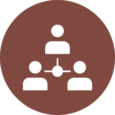 İnsanlar. Web simgesi basit illüstrasyon