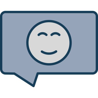 Kabarcık vektör tasarımı ile mutlu gülümseme