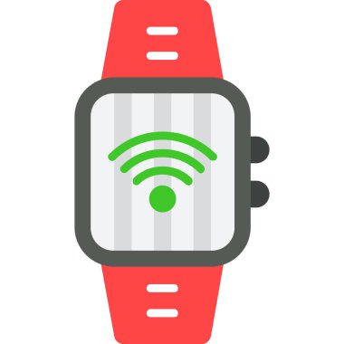 Akıllı saat vektör tasarımlı akıllı twatch