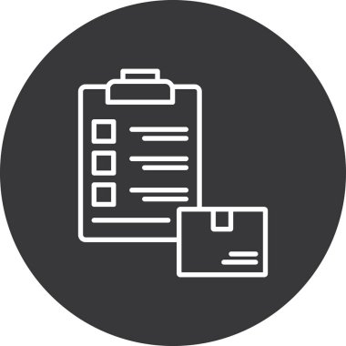 Belge. Web simgesi basit illüstrasyon