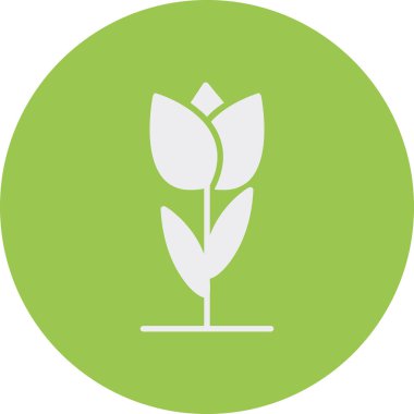 Bitki simgesinin vektör illüstrasyonu