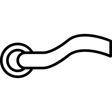 Tek el çizim simgesinin vektör illüstrasyonu