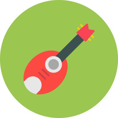 akustik gitar simgesi. vektör çizim