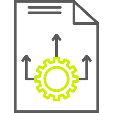 Teçhizat Web simgesi basit illüstrasyon