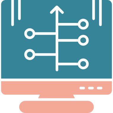 Web simgesi vektör illüstrasyonu