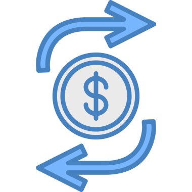 dolar işareti ile okları