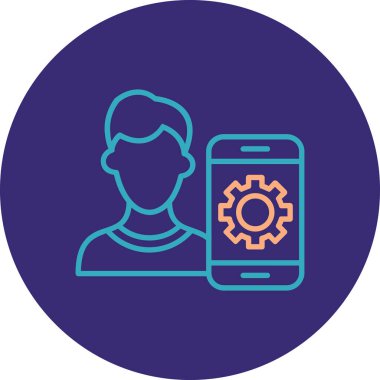 Cep telefonu. Basit resimleme