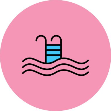 Vektör su damla simgesi