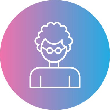 İnsan simgesinin vektör illüstrasyonu