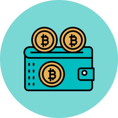 Para için. Web simgesi basit illüstrasyon