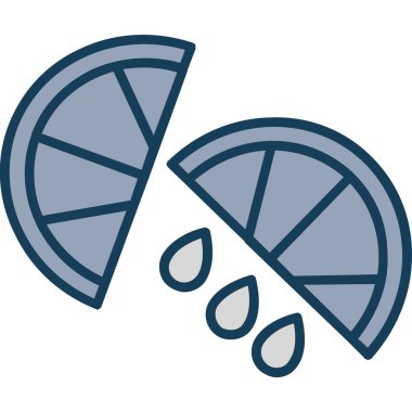 meyve ikonu vektör illüstrasyonu