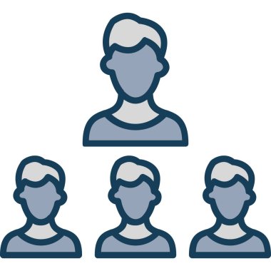 kullanıcı simgesi seti, basit tasarım