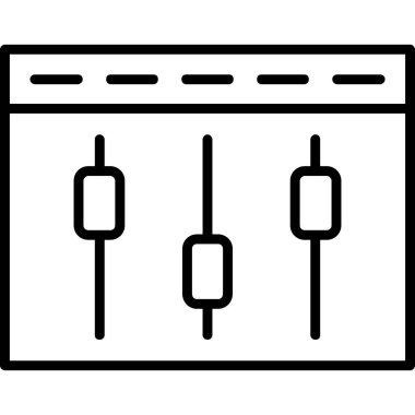 Web tasarım ikonu vektör illüstrasyonu