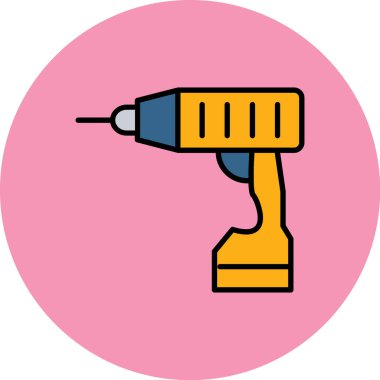 tornavida ikonu vektör çizimi