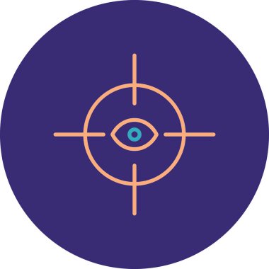 Modern bir simgenin vektör illüstrasyonu