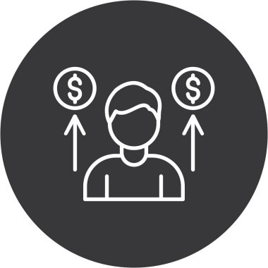 para simgesi vektör illüstrasyonu