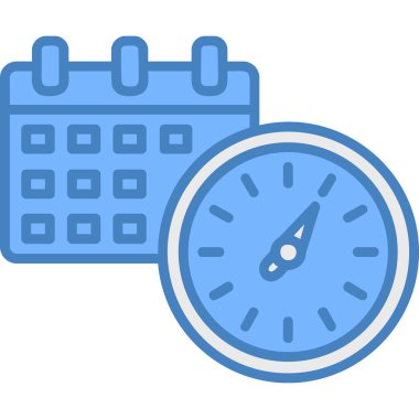 zaman yönetimi vektör simgesi