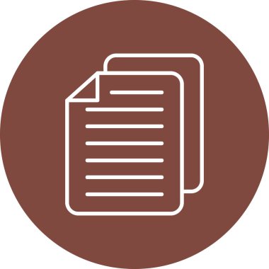 Vektör belgesi Simge illüstrasyonu