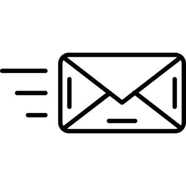 e- posta iletisi ikonu vektör özeti çizimi