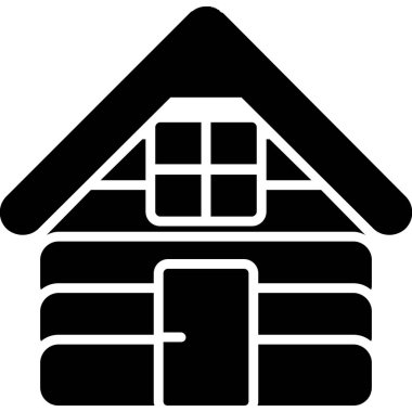 Ev simgesi vektör illüstrasyonu