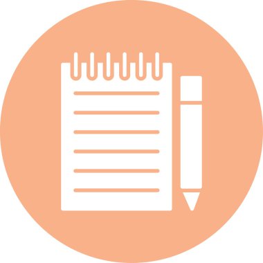 kalem simgesinin vektör illüstrasyonu