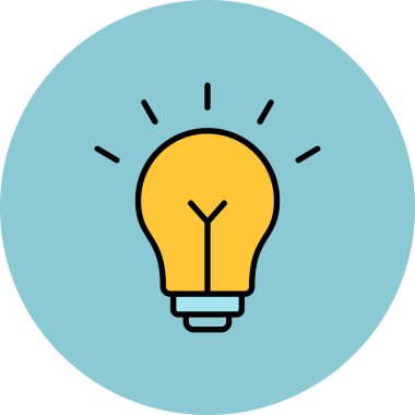 Vektör Ampul Simgesi illüstrasyonu