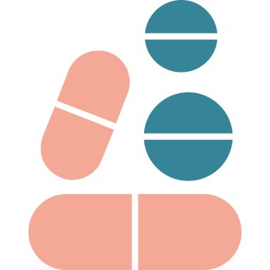 hap ikonu vektör illüstrasyonu