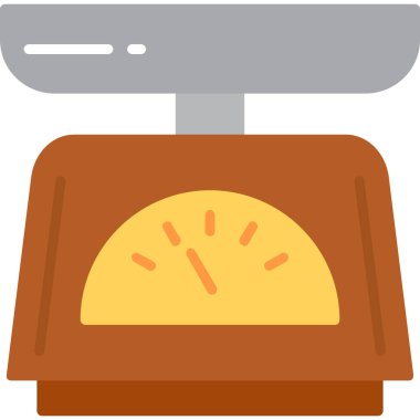 Ekmek fırını simgesi düz stil