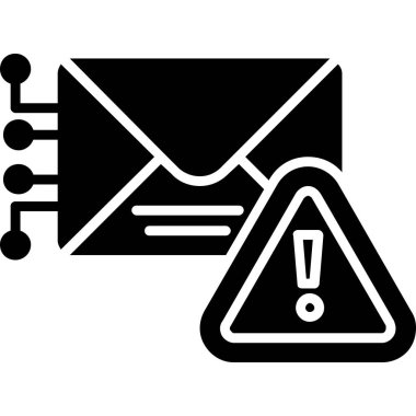 E- posta uyarı iletisi simgesi katı biçiminde