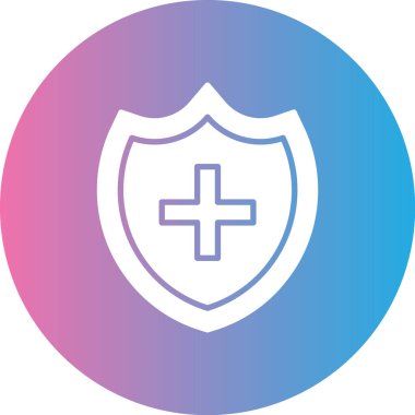 Kolayca değiştirebilen ya da düzenleyebilen kalkan vektör simgesi