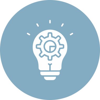 Ampul simgesi. vektör illüstrasyonu