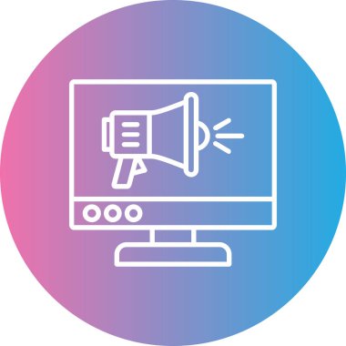 seo modern simgesinin vektör illüstrasyonu