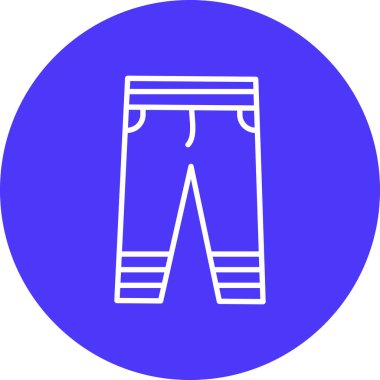 Pantolon. Web simgesi vektör illüstrasyonu