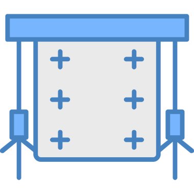 bayrak vektör simgesi modern basit illüstrasyon