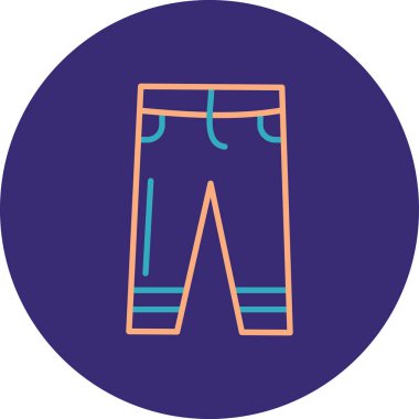 Kısa simge vektör illüstrasyonu