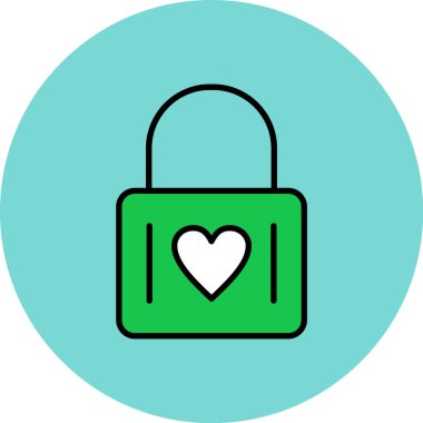 Bir kalbin vektör illüstrasyonu