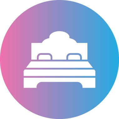 Bir bina simgesinin vektör illüstrasyonu