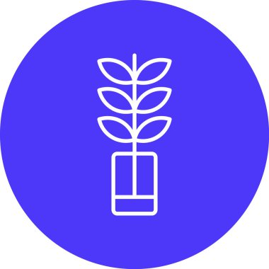 Ağaç simgesinin vektör illüstrasyonu