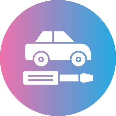 - Araba. Web simgesi basit illüstrasyon