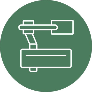 cctv simgesinin vektör illüstrasyonu