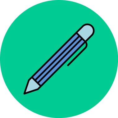 Kalem. Web simgesi basit tasarım