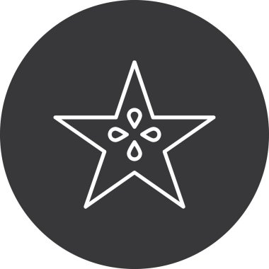 yıldız simgesi vektör illüstrasyonu