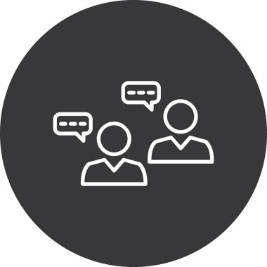 Vektör illüstrasyonu, insan simgesi