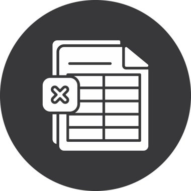 belge simgesi vektör illüstrasyonu