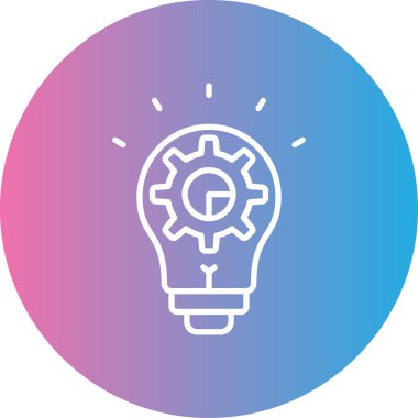 ampul simgesi vektör illüstrasyonu