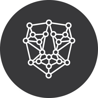 ağ web simgesi basit illüstrasyon